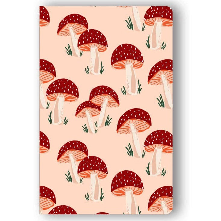 Peach Mushrooms classic layflat notebook