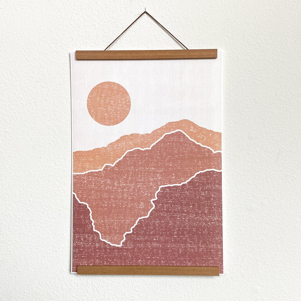Desert Sunset Art Print 12” x 18”