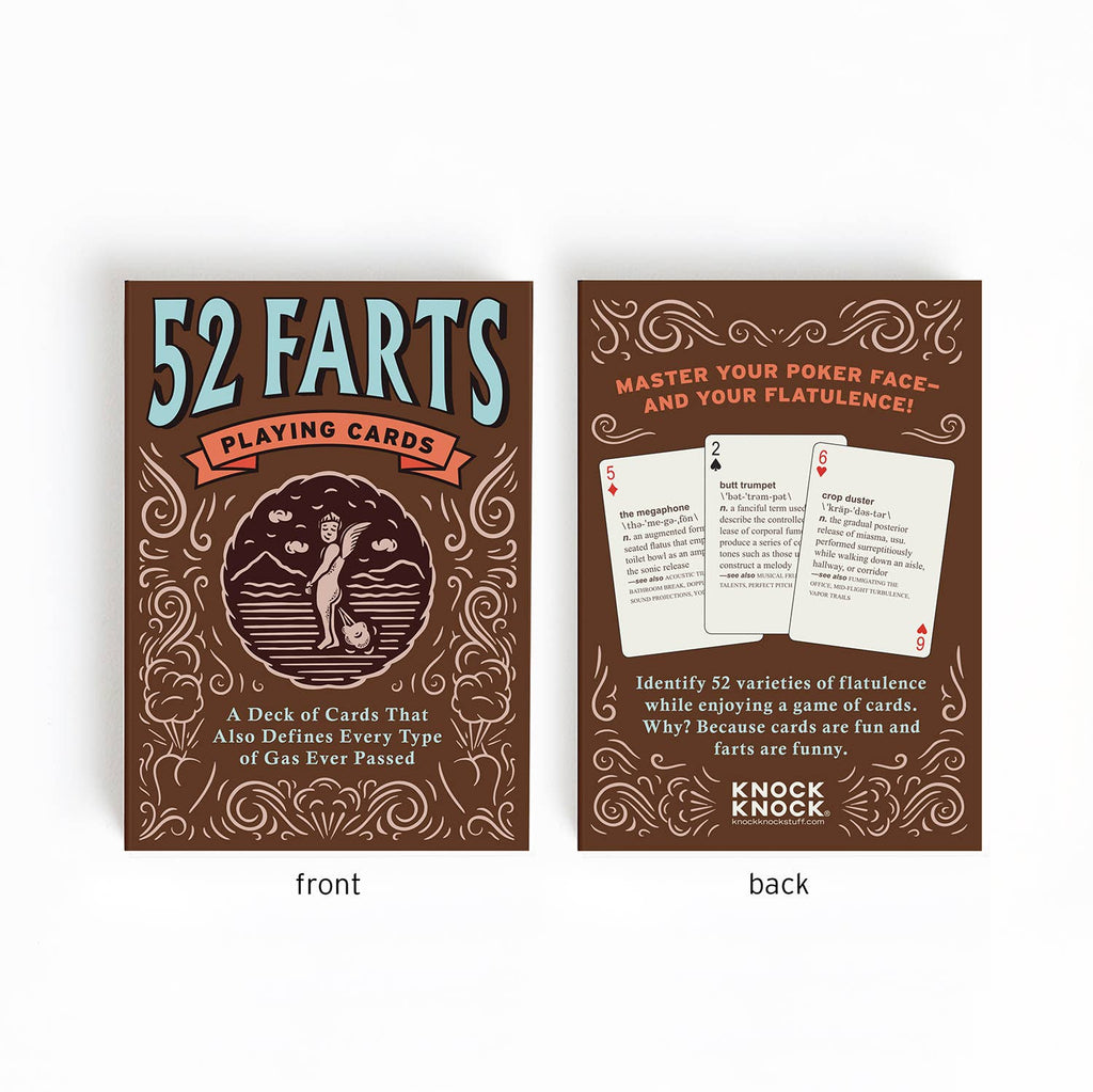 52 Farts Playing Cards Deck