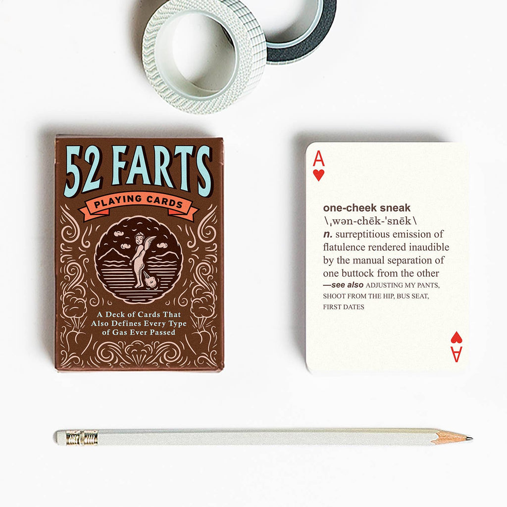 52 Farts Playing Cards Deck