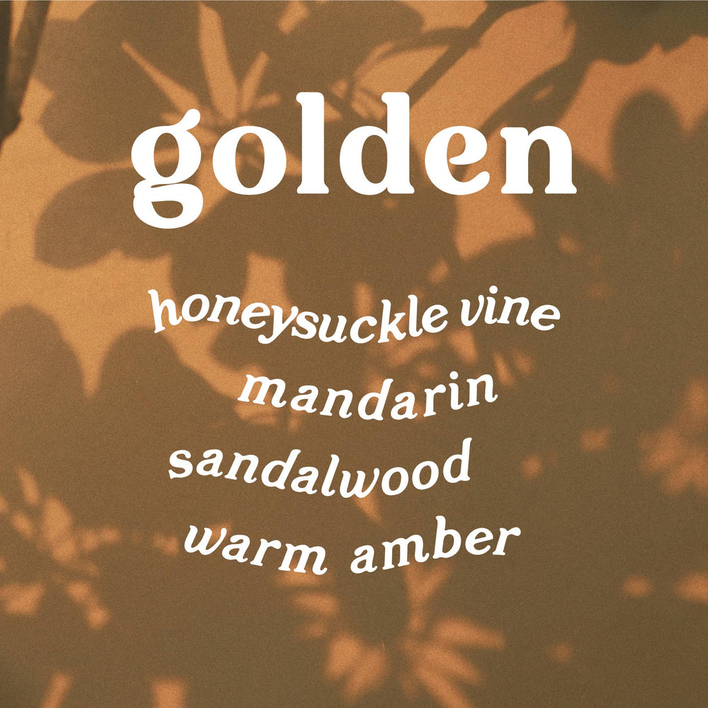 Golden 4 oz. Hue Reed Diffuser (Amber + Honeysuckle)