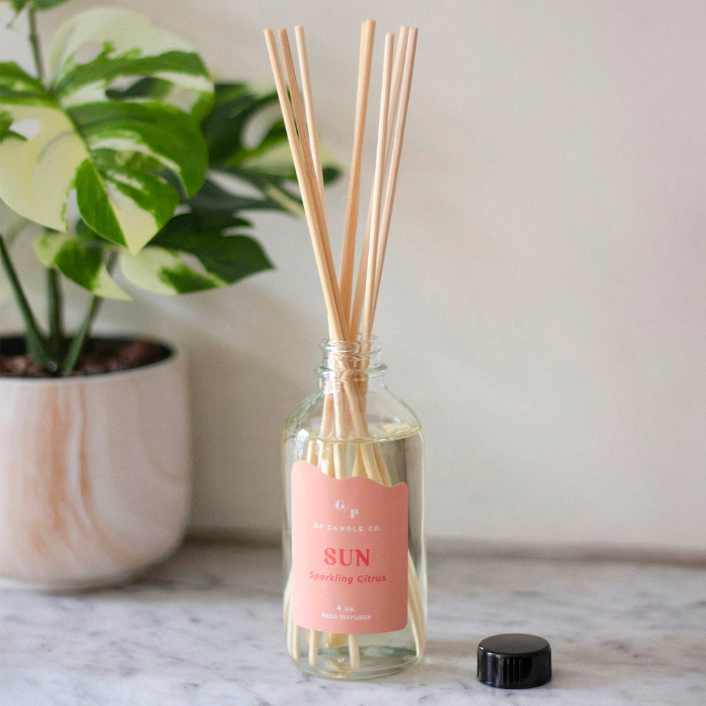 Sun 4 oz. Hue Reed Diffuser (Sparkling Citrus)