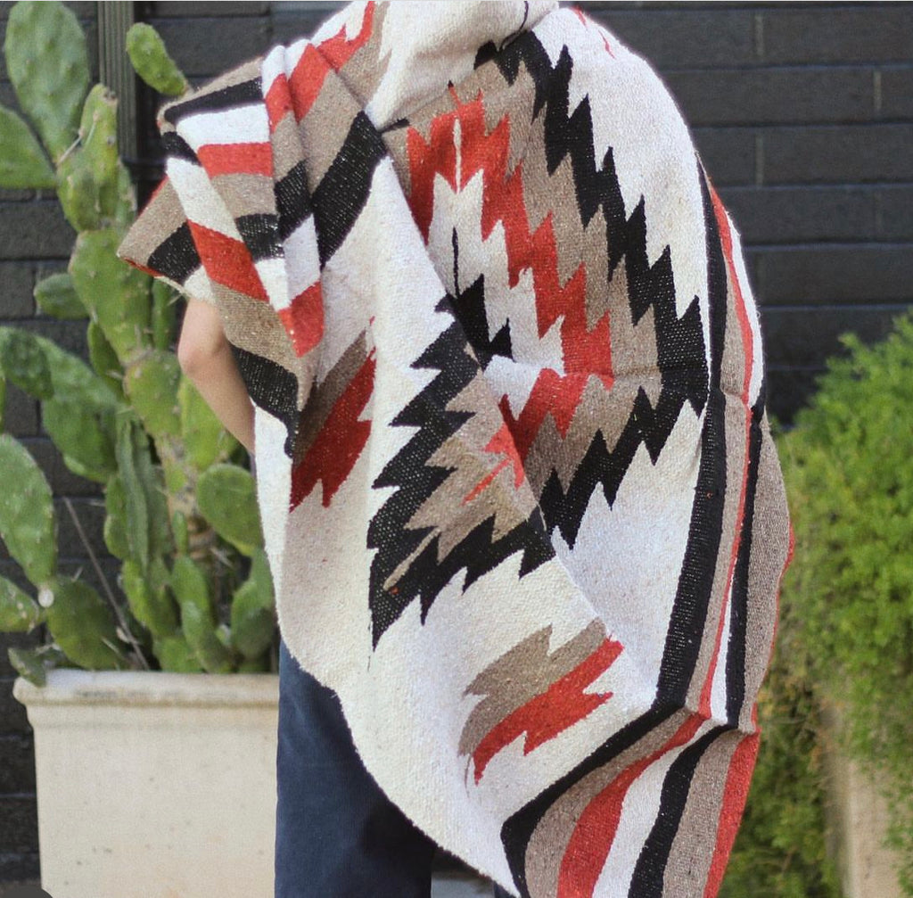 Aztec Diamond Blanket | Tan