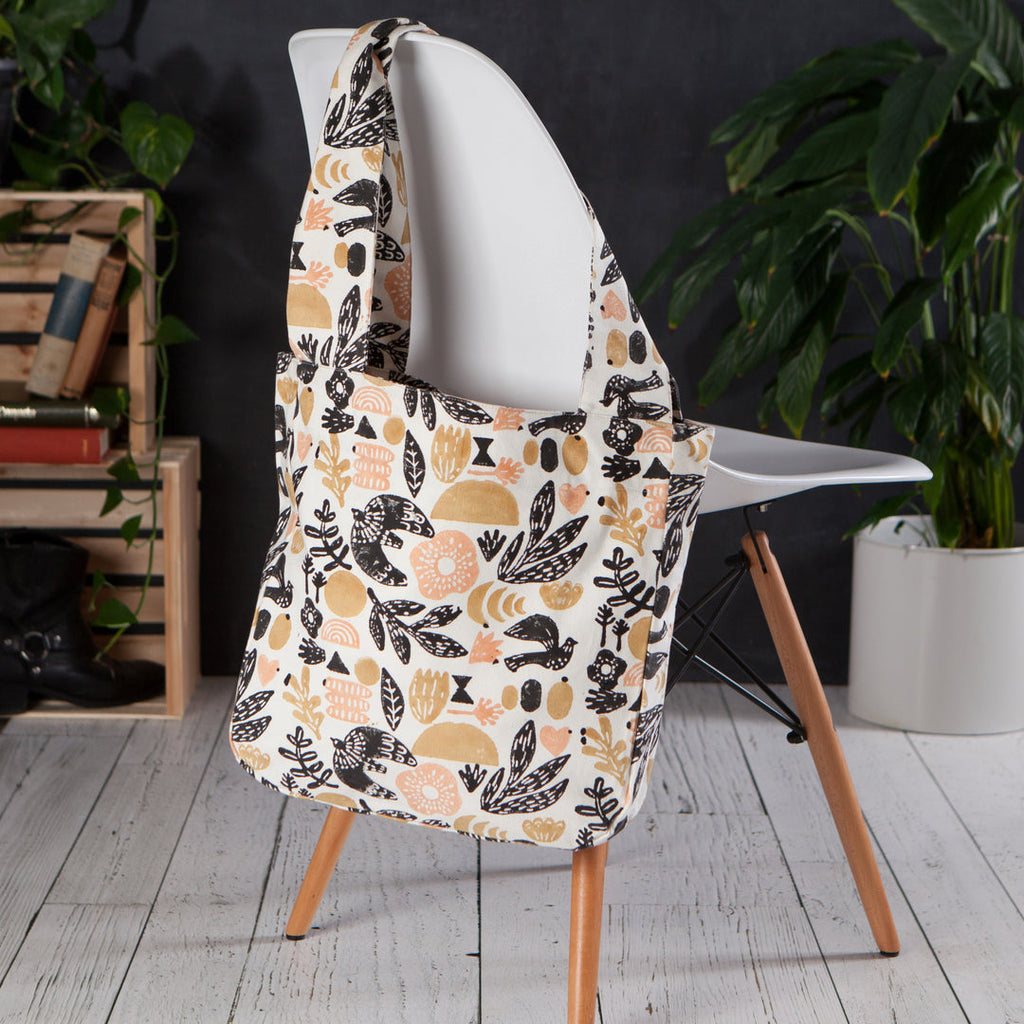 Black Print Myth Tote To & Fro