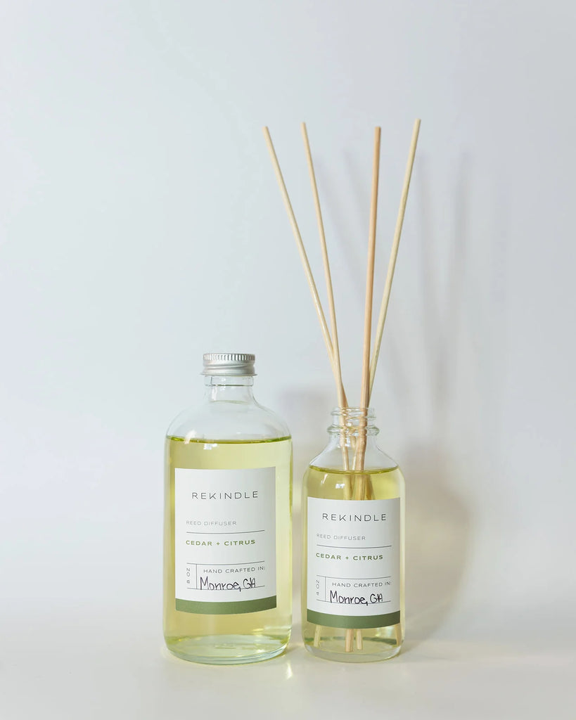 Cedar + Citrus Reed Diffuser: 4oz. Bottle