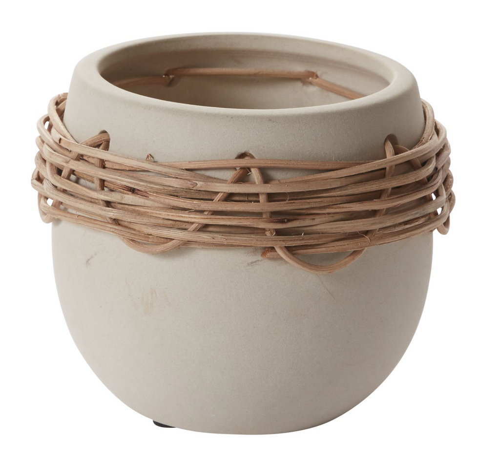 Lissome Woven Ceramic Pot
