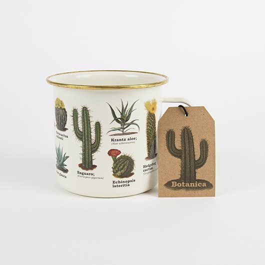 Cacti Enamel Mug