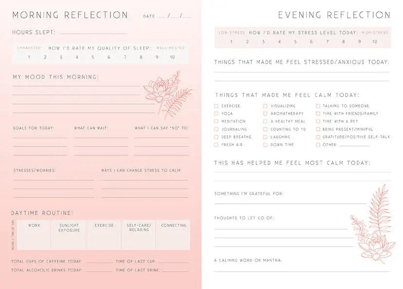 Self-Care: A Day and Night Reflection Journal