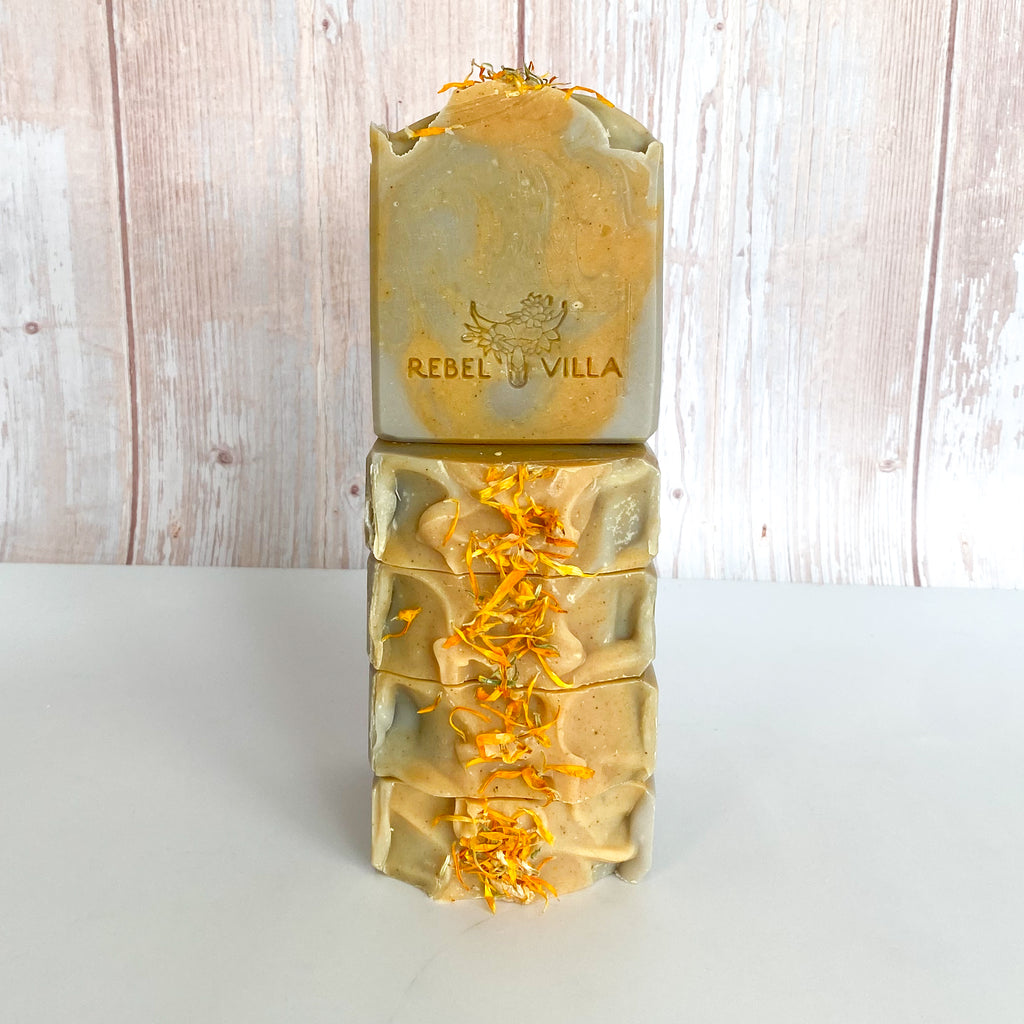 Orange Patchouli Essential Oil Soap