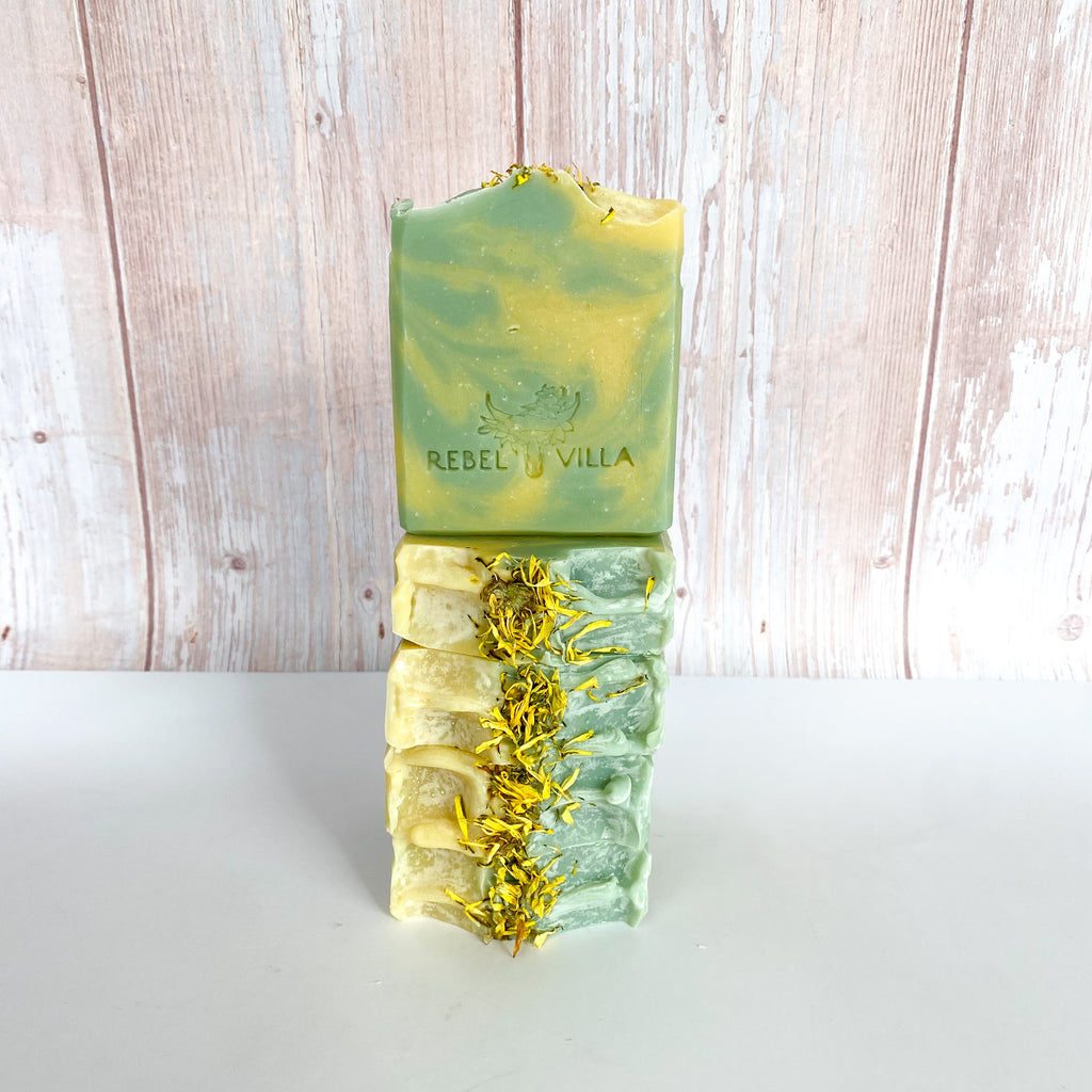 Lemon Basil Essential Oil Soap