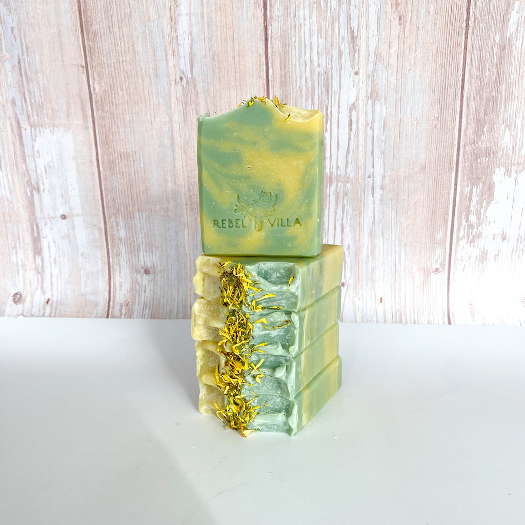 Lemon Basil Essential Oil Soap