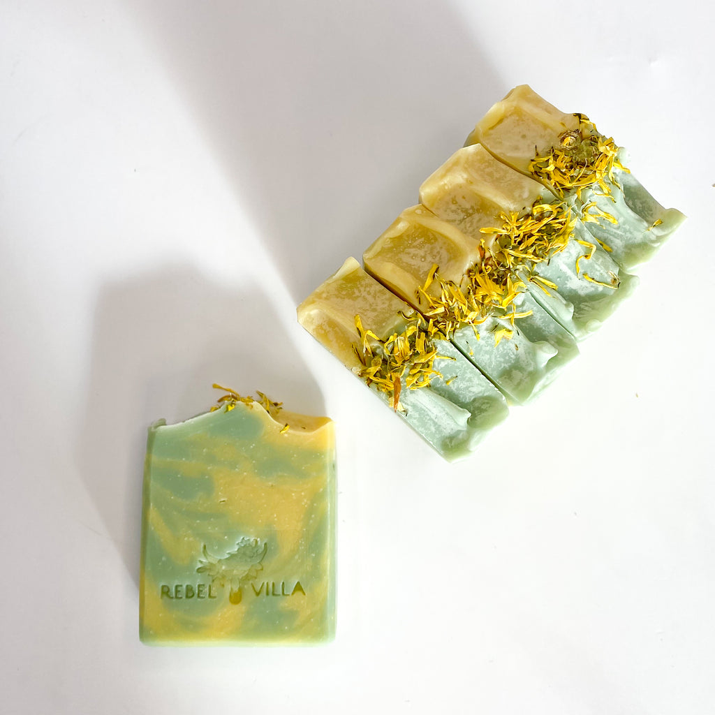 Lemon Basil Essential Oil Soap