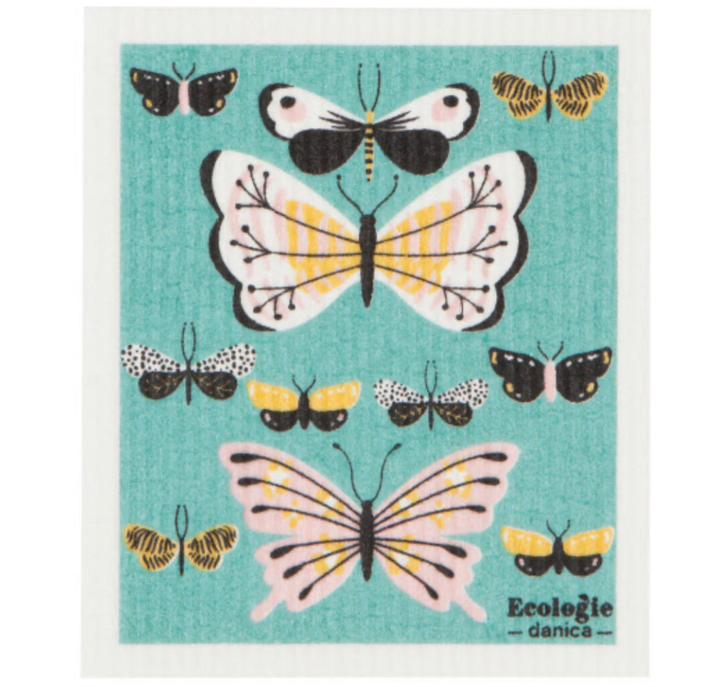 Butterflies | Swedish Dish Cloth