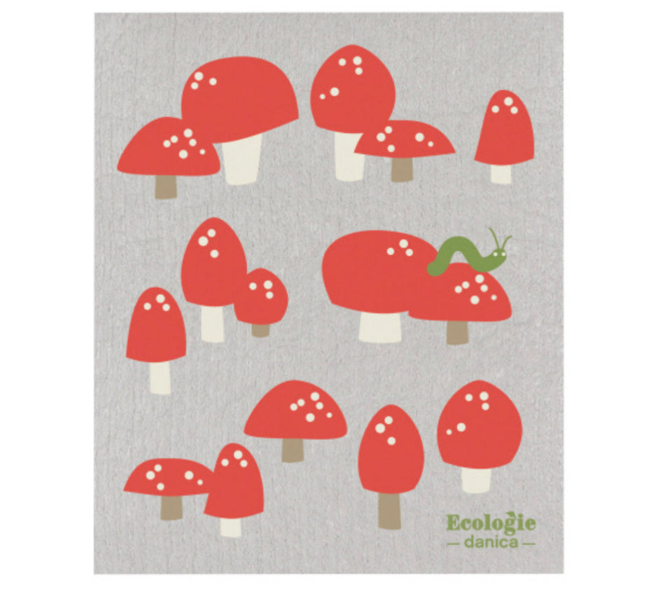 Totally Toadstool | Swedish Dish Cloth