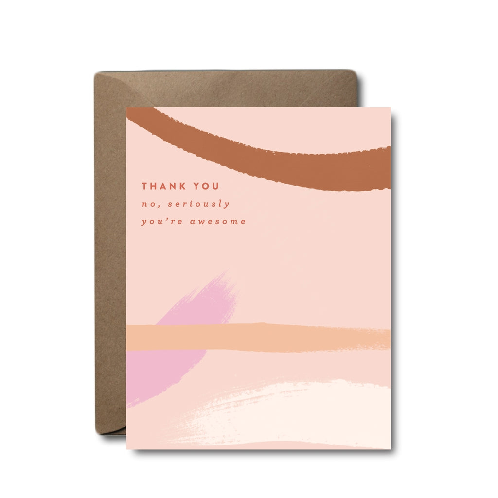 You're Awesome Thank You Card