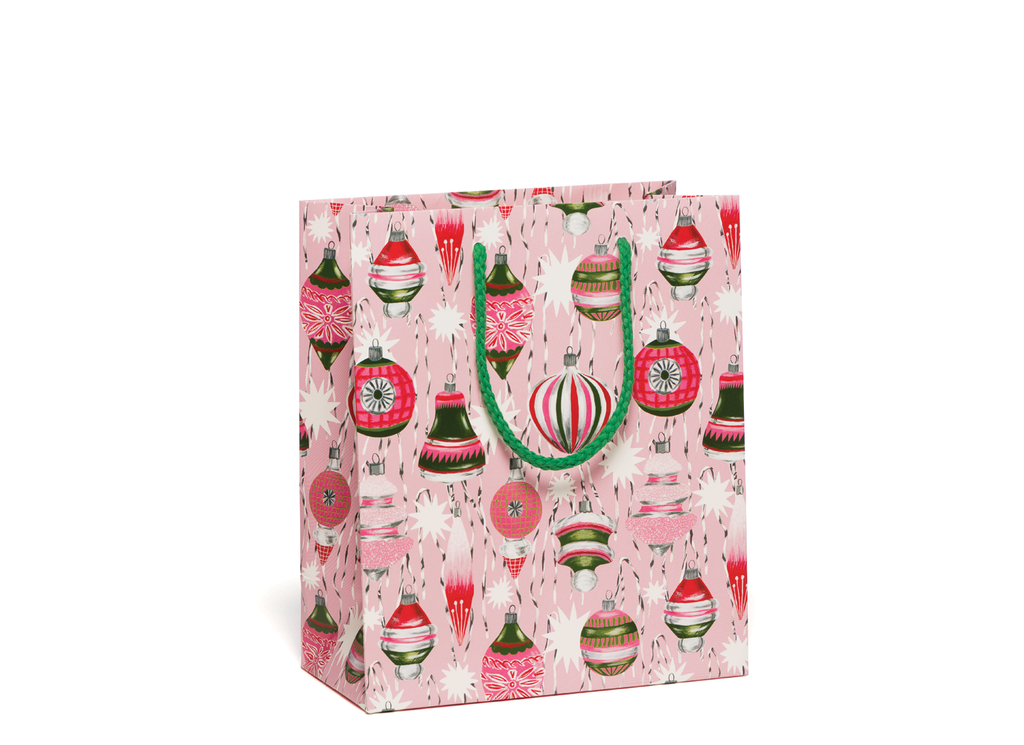 Retro Ornaments Holiday holiday gift bag