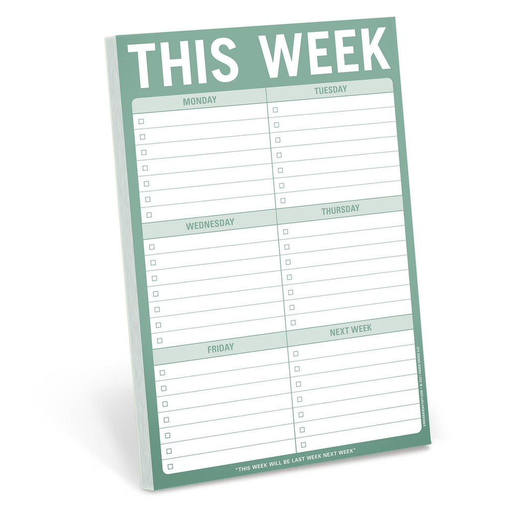 This Week Notepad