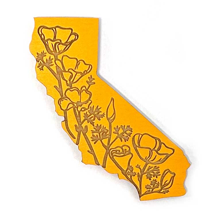 California Poppies Magnet
