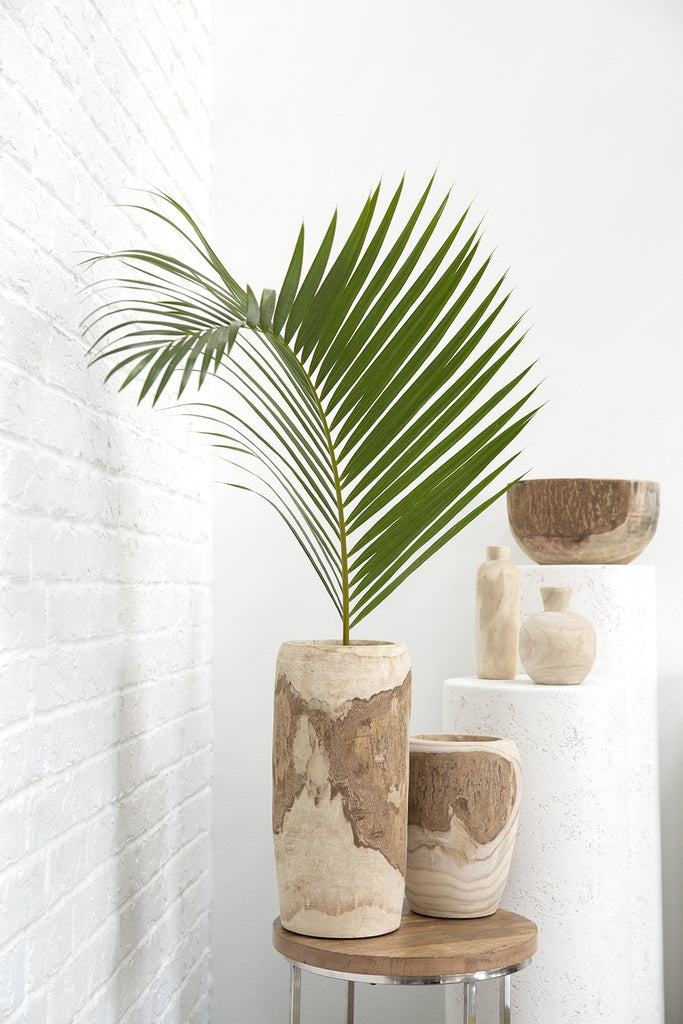 Yucca Vase with Broom's Grass