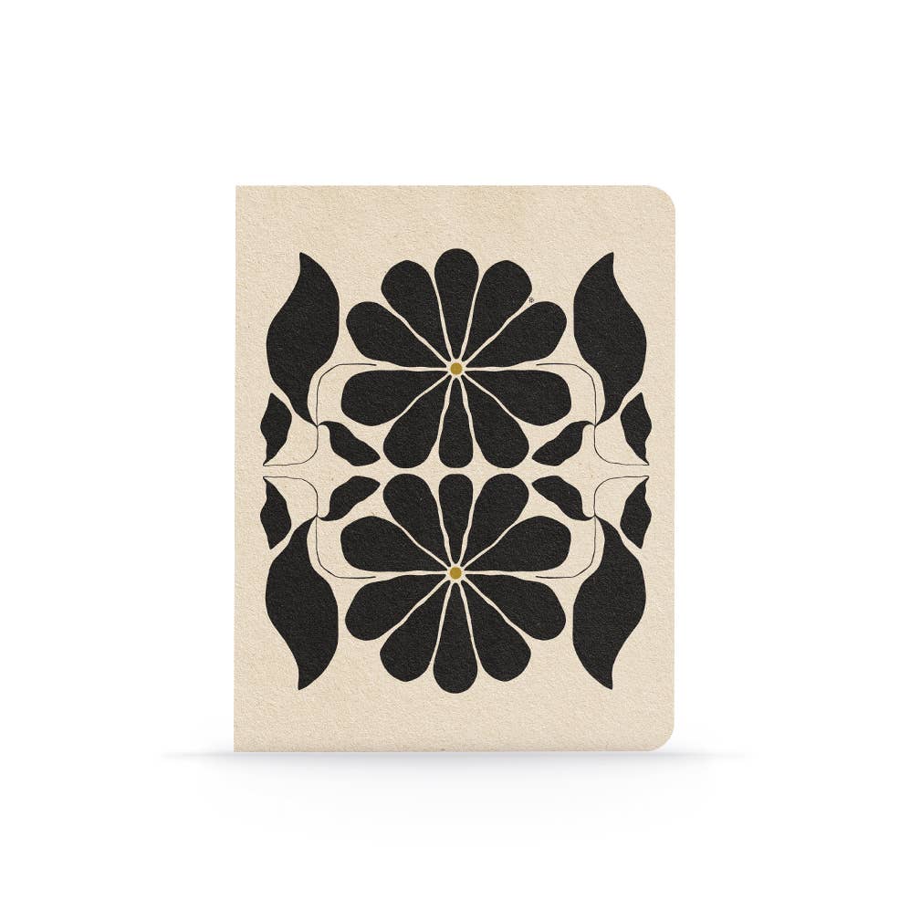 Floral Balance Medium Layflat Notebook