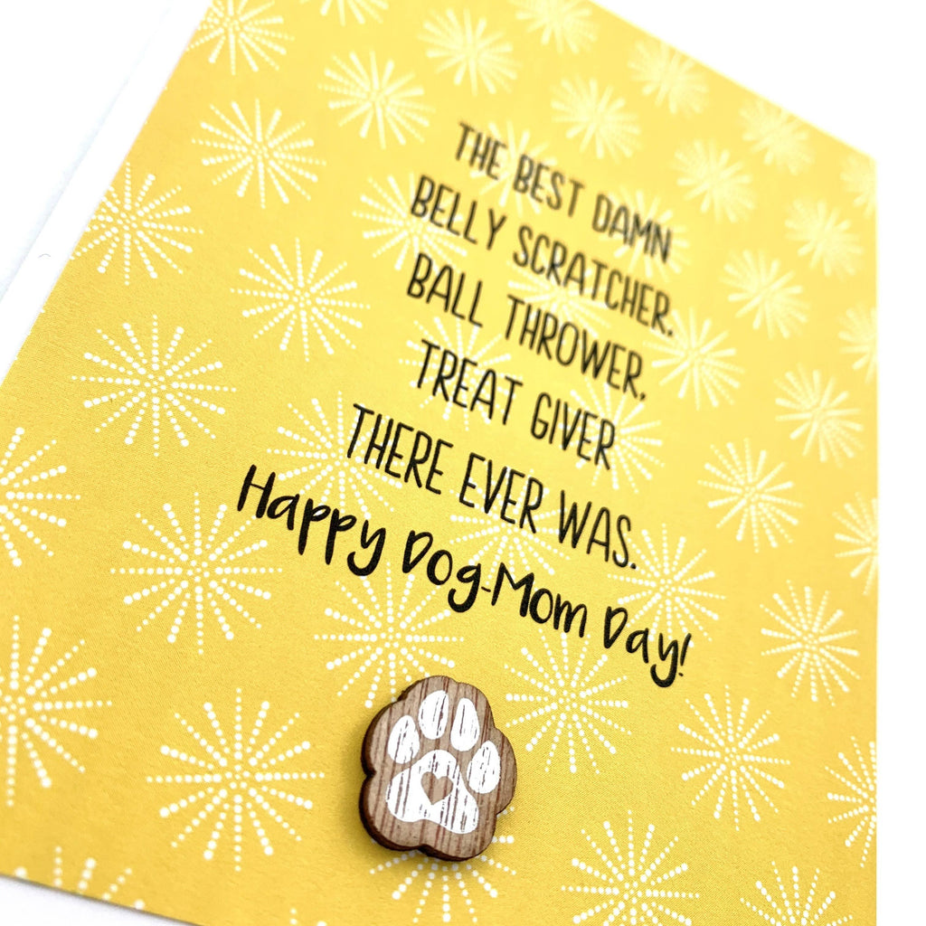 Mother's Day Happy Dog Mom Day Card