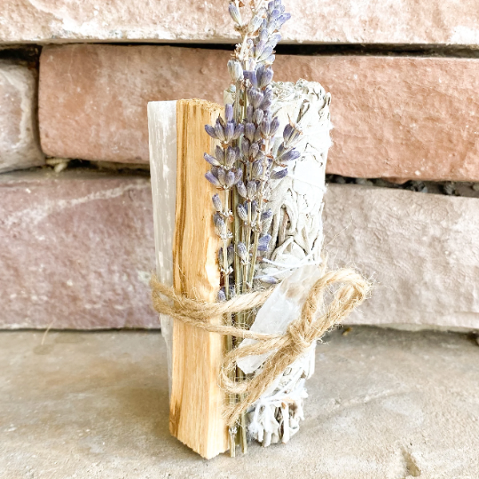 Energy Cleansing Gift Box | Sage Bundle + Soy Candle | Choose Your Occasion