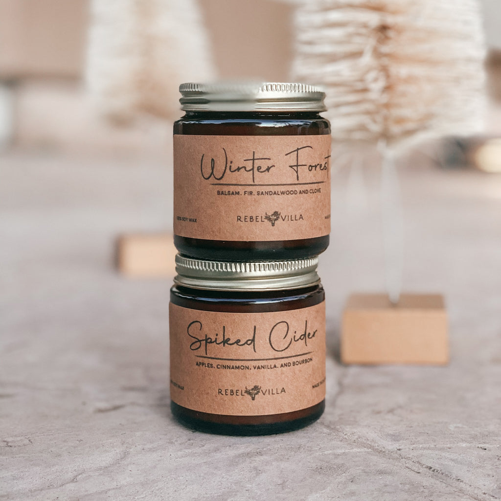 Happy New Year Candle Gift Set | 2 4oz Soy Candles