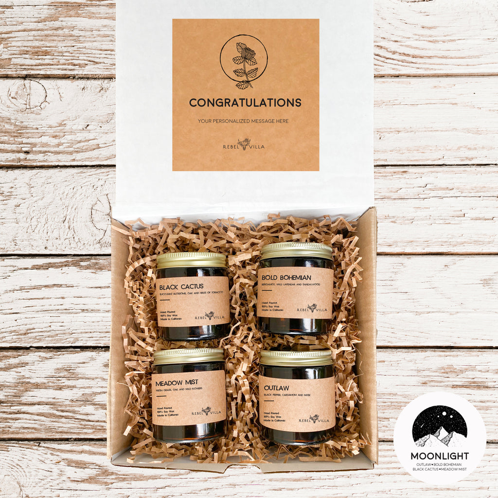 Gift Box | Soy Candle 4 Pack | Choose Your Occasion