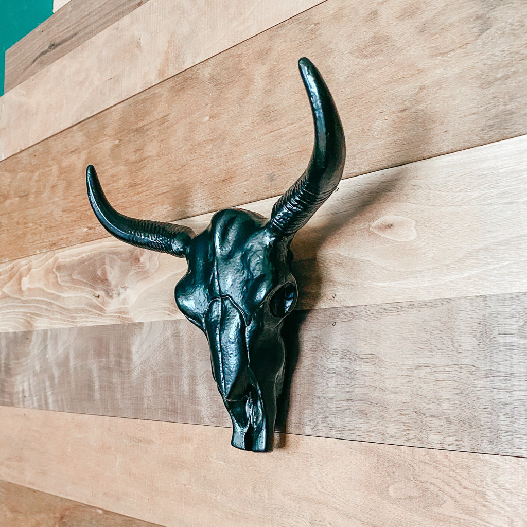 CONNOR | Faux Cow Skull Wall Hanging