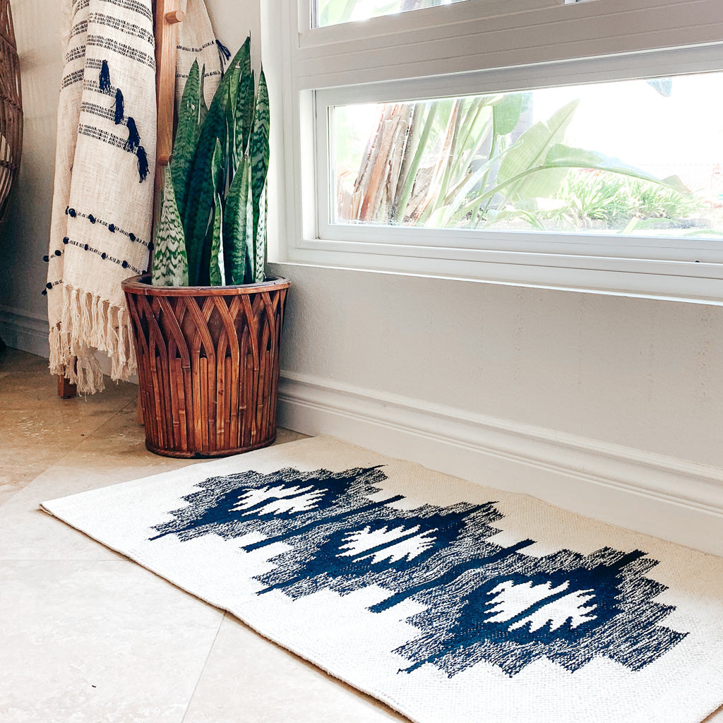 Black and White Geo Rug from Rebel Villa