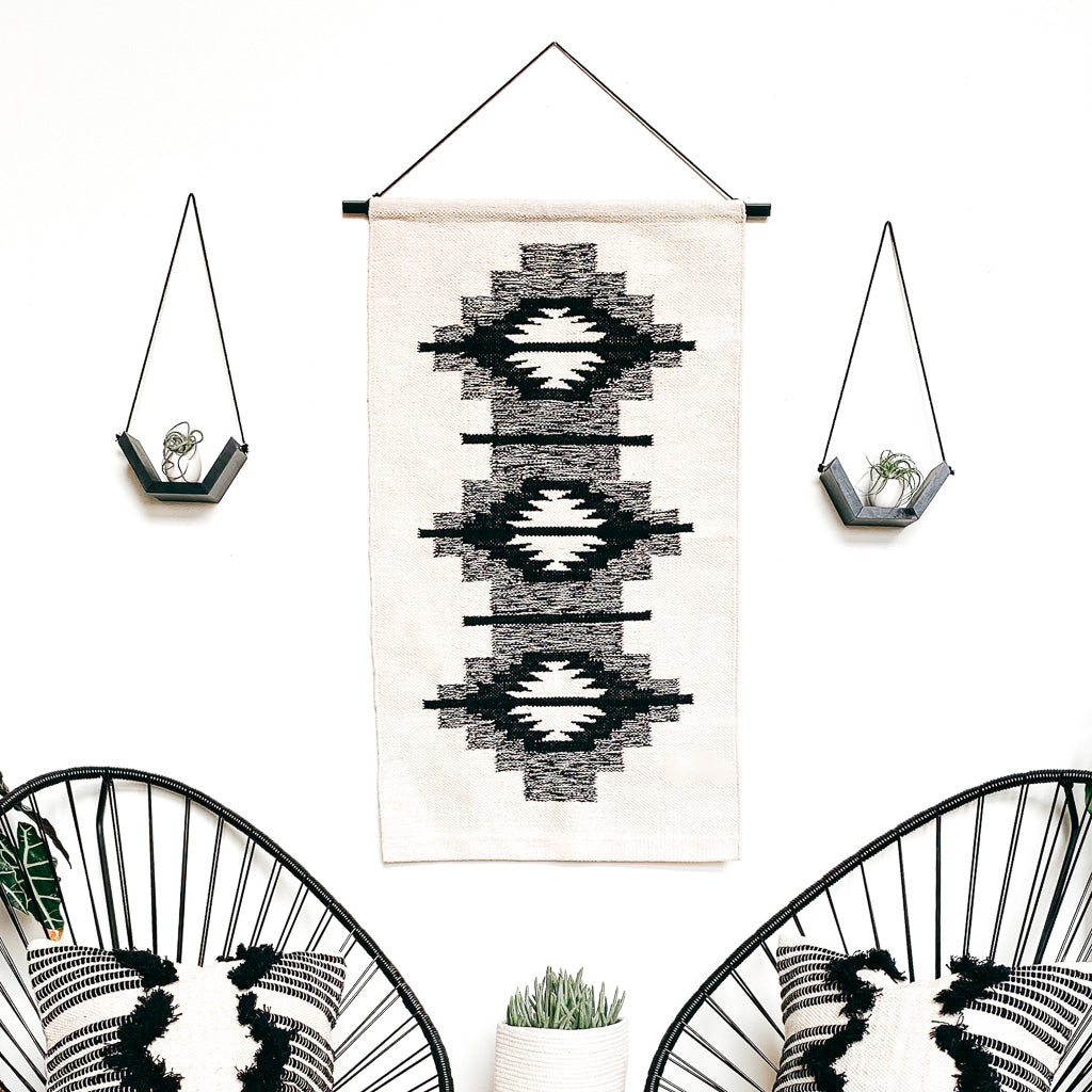 Woven Rug Tapestry Rebel Villa Modern Boho Home decor