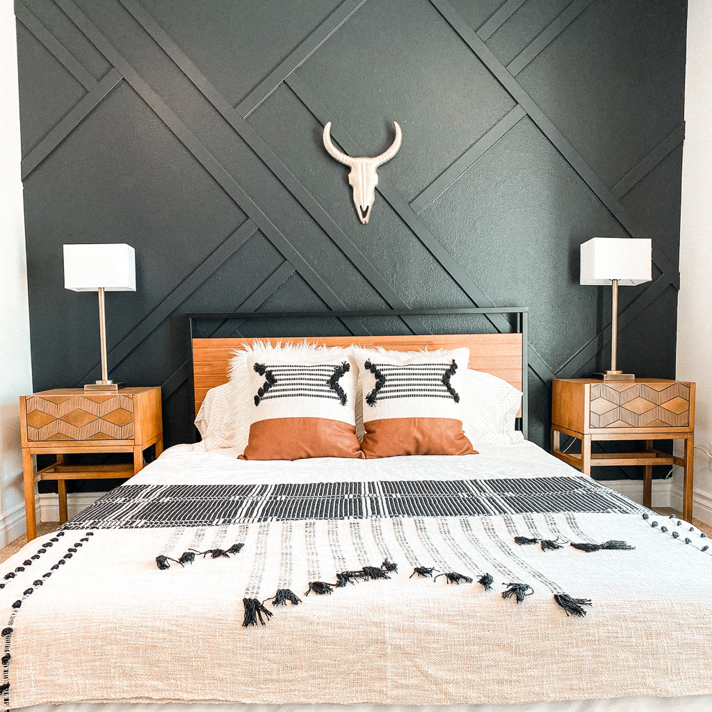 Bull Cow Skull wall art Modern Boho Bedroom Rebel Villa