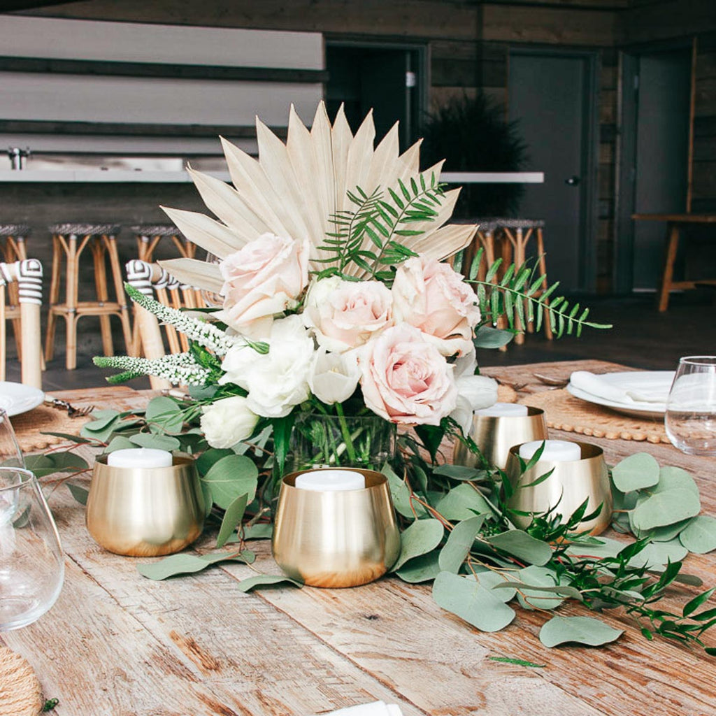 Medium Gold Votives - Rebel Villa