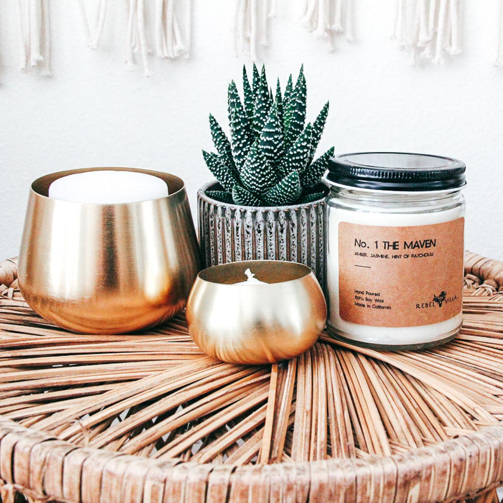 Medium Gold Votives - Rebel Villa