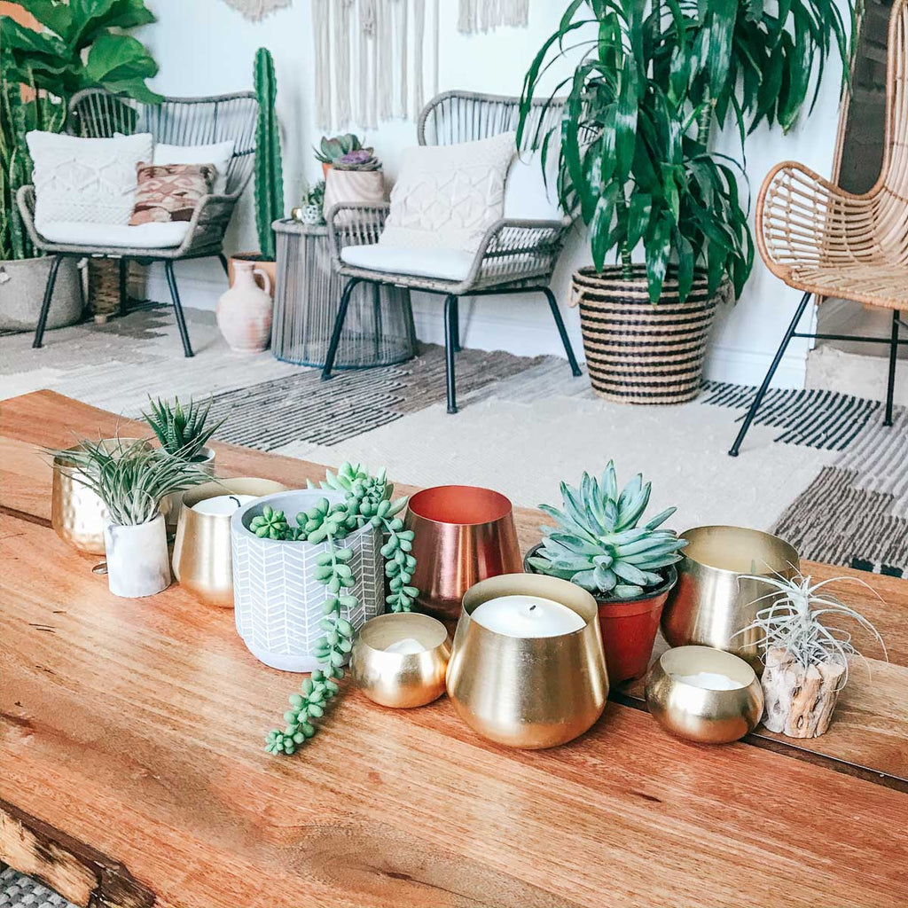 Small Gold Votives - Rebel Villa