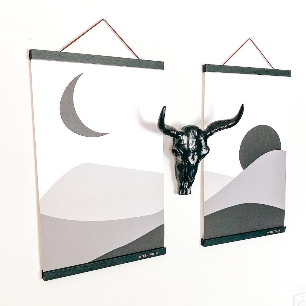 CONNOR | Faux Cow Skull Wall Hanging
