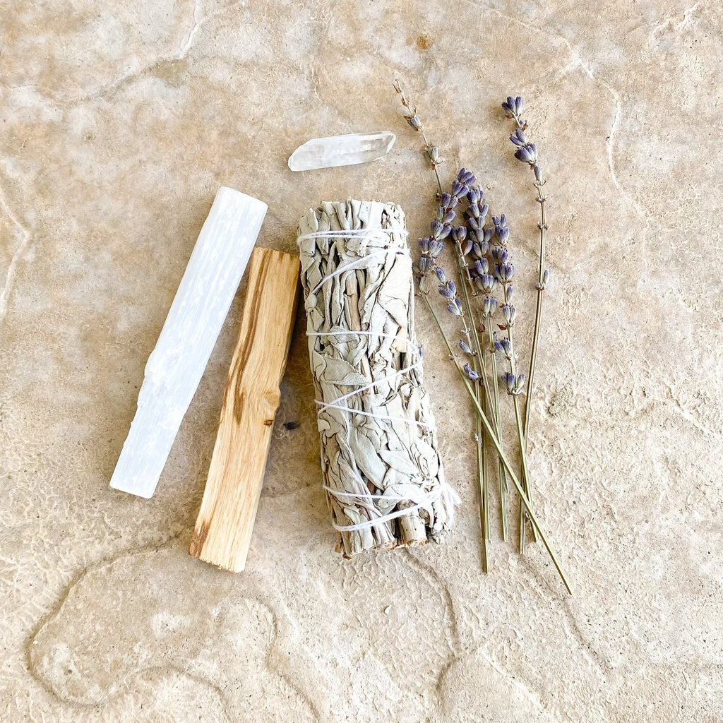 Mother’s Day Gift Box | Crystal Healing Set + Soy Candle