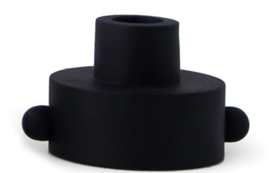 Black Dual-Function Taper + Tea Light Holder