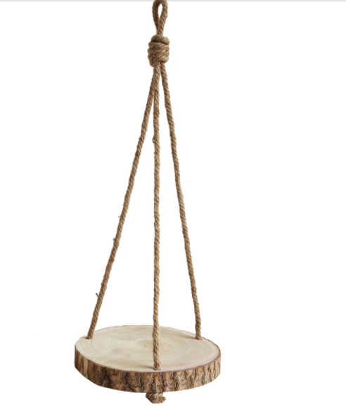 Paulownia Small Wood Hanging Saucer