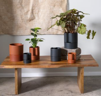 Terra Cotta Jett Self Watering Plant Pot