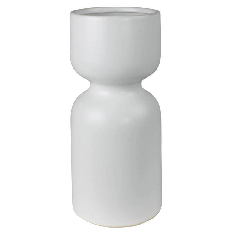 Bulb White Vase