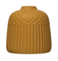 Embossed Stoneware Vases