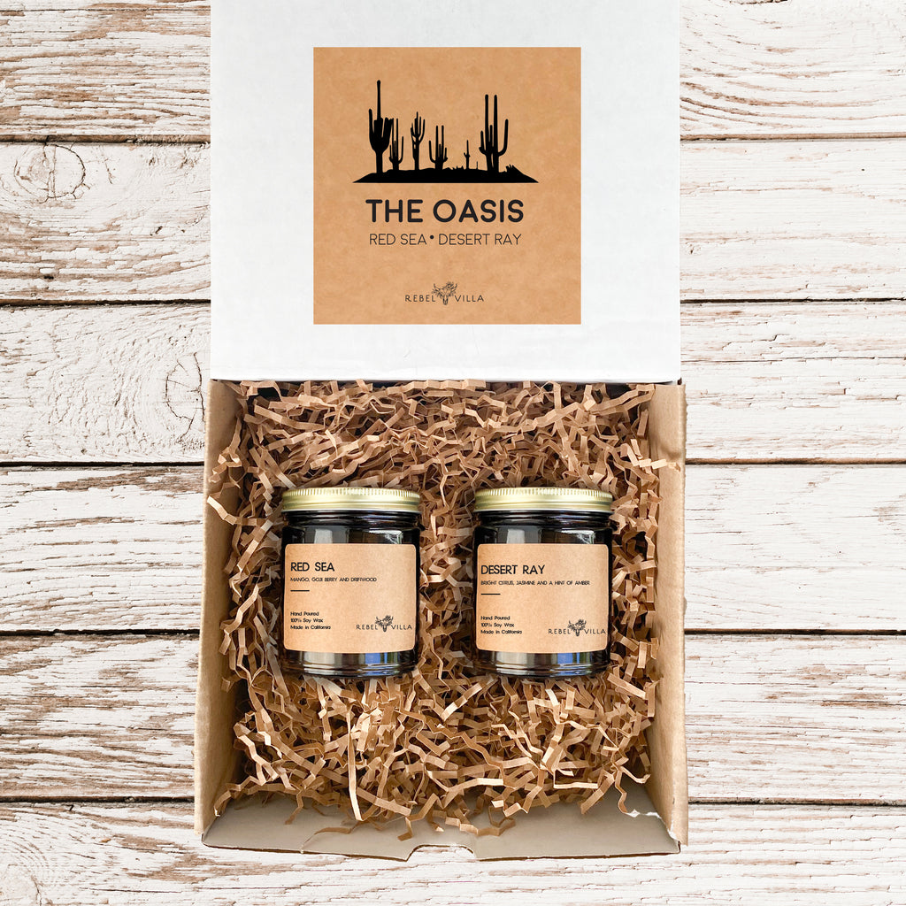 Soy Candle Box Set | 2 Pack of 9oz