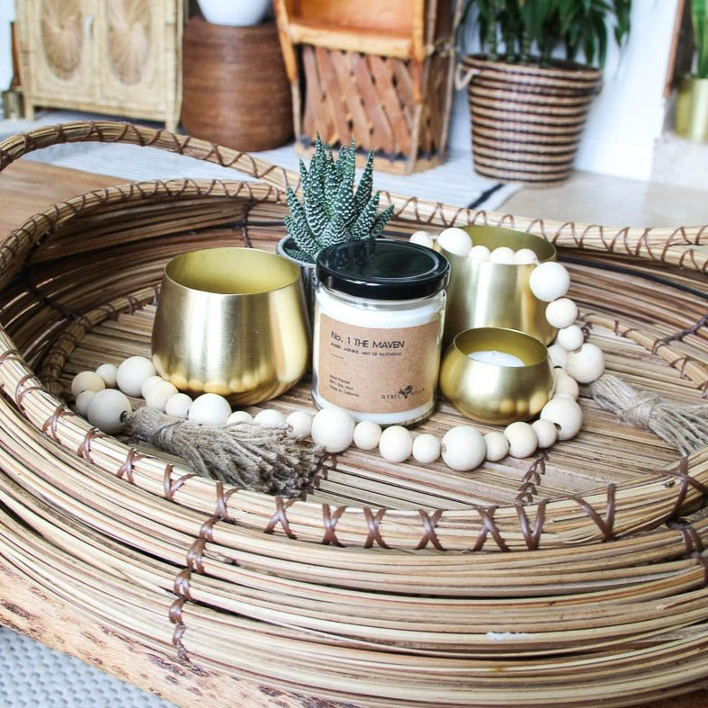 The Maven Rebel Villa Soy candle Amber Jasmine Patchouli