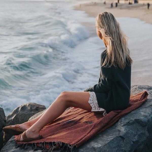 Thunderbird Blanket | Rust Orange