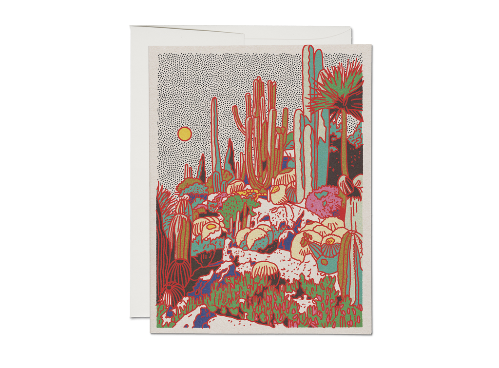 Desert Sunset everyday greeting card