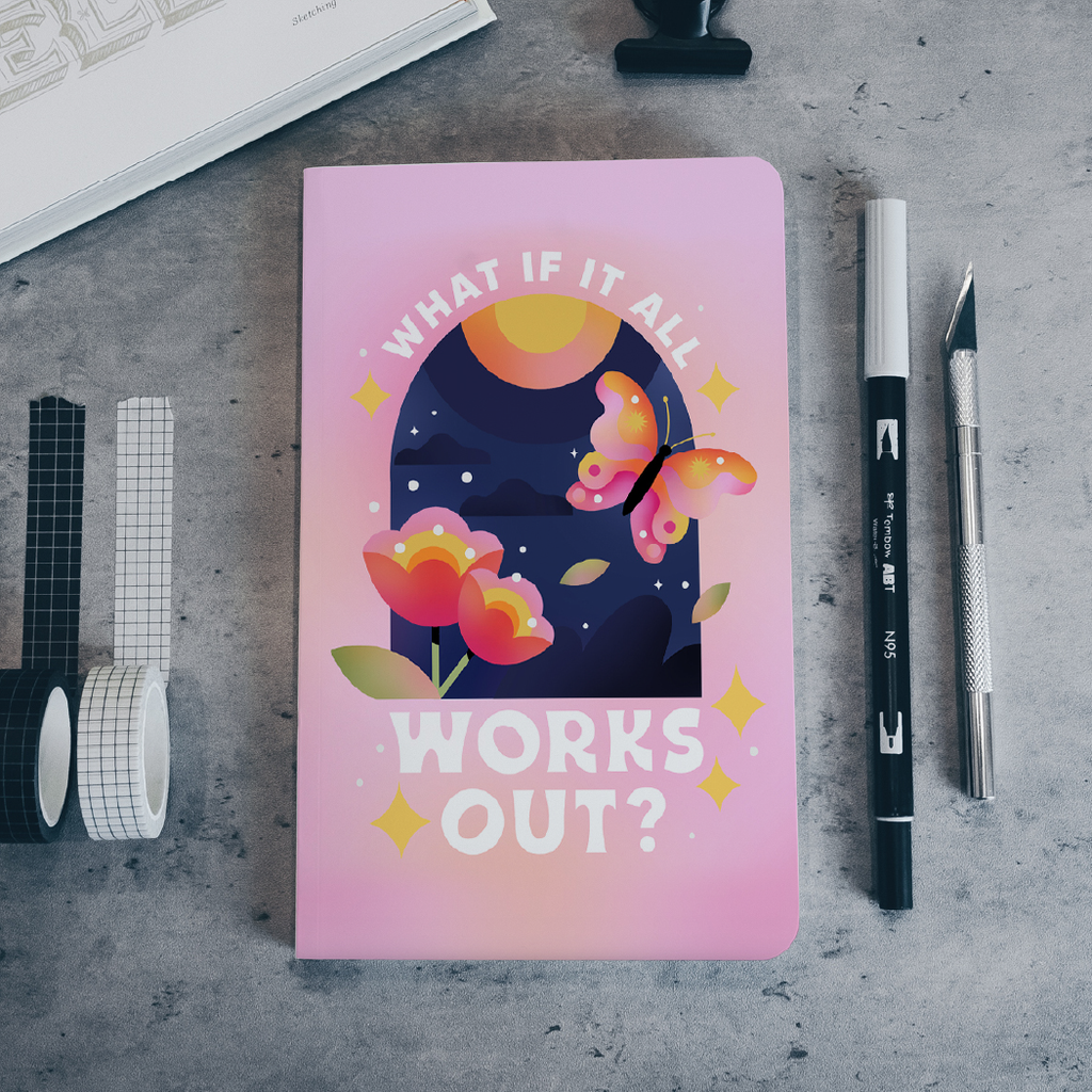 What if it All Works Out classic Layflat Notebook