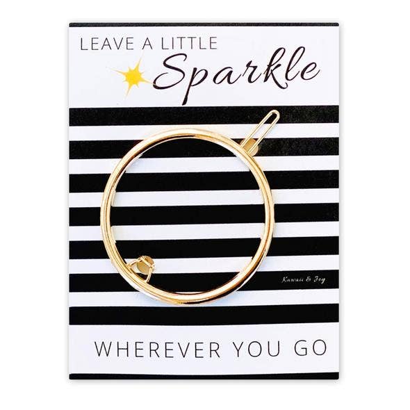 Sparkle Circle Hair Clip