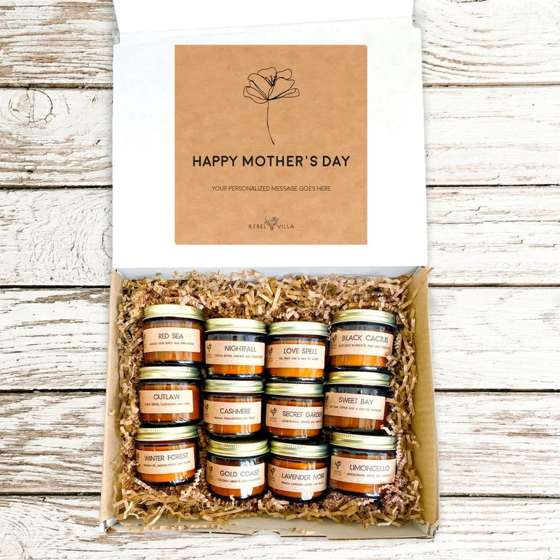 Mother’s Day Gift  Box | Mini Soy Candle Sampler