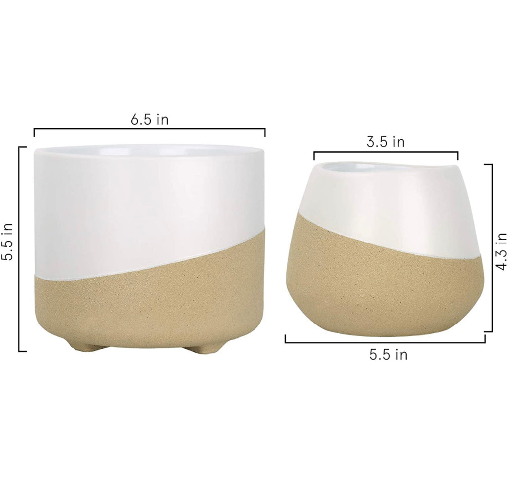 Sand Glaze Plant Pot